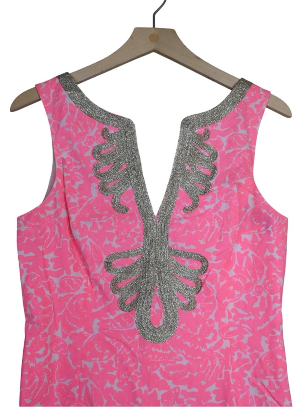 Lilly Pulitzer Women's 4 Janice Shift Cosmos Pink Lined Dress - Picture 5 of 12